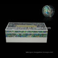 Abalone Shell Decorate Tissue Box in Rectangle Shape